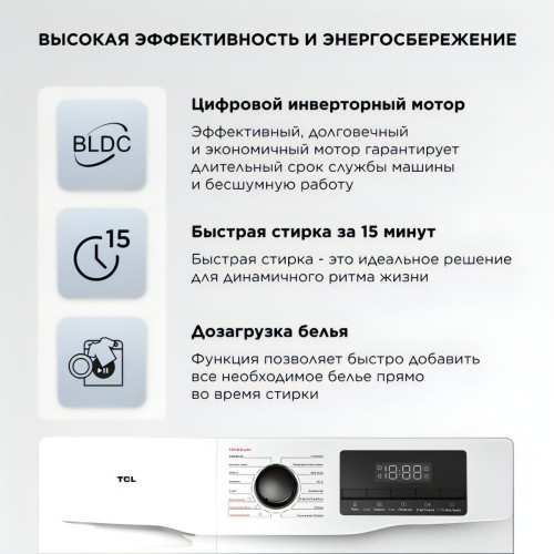 Стиральная машина TCL W-SF606W