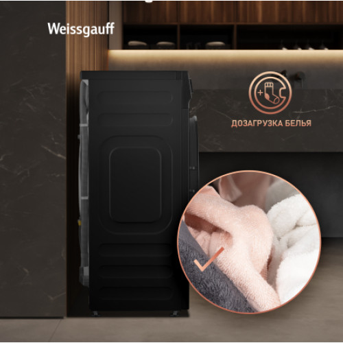 Стиральная машина Weissgauff WM 39106 Inverter Steam Black