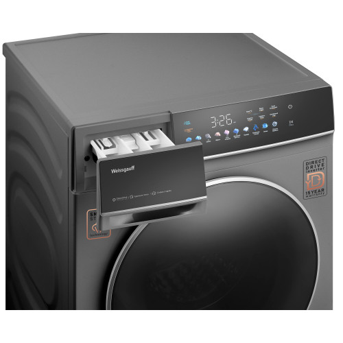 Стиральная машина Weissgauff WM 62210 Direct Drive Touch Inverter Steam Grey