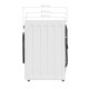 Стиральная машина MEFERI MFW101415WH Ultra