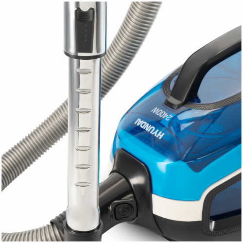 Пылесос Hyundai HYV-C3377 белый/синий