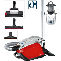 Пылесос Bosch BGS5ZOORU красный/серебристый