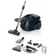 Пылесос Bosch BWD41700 черный/синий