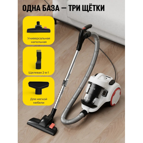 Пылесос Deerma DEM-TJ200W белый/черный