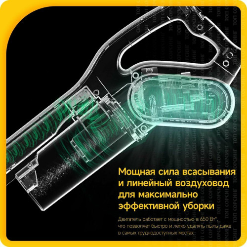 Пылесос вертикальный Deerma DX700 Pro черный