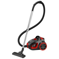 Пылесос DELTA DL-0837 черный с красным