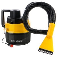 Пылесос Автомобильный Rolsen RVC-300 черный/желтый 93Вт