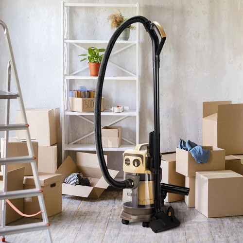 Пылесос Kitfort КТ-5192 золотистый/черный