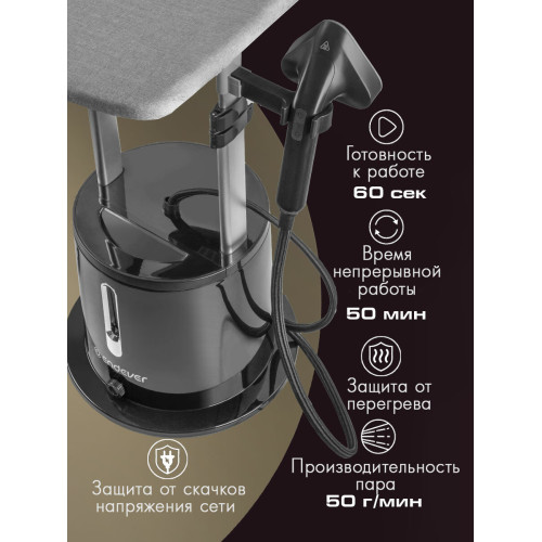 Отпариватель Endever Odyssey Q-12 черный