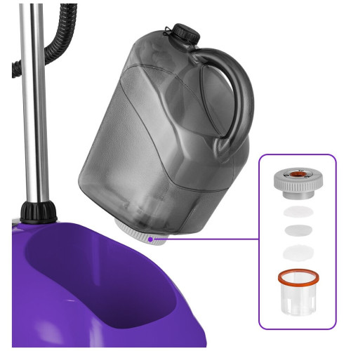 Отпариватель Kitfort КТ-9123-1 черный/фиолетовый