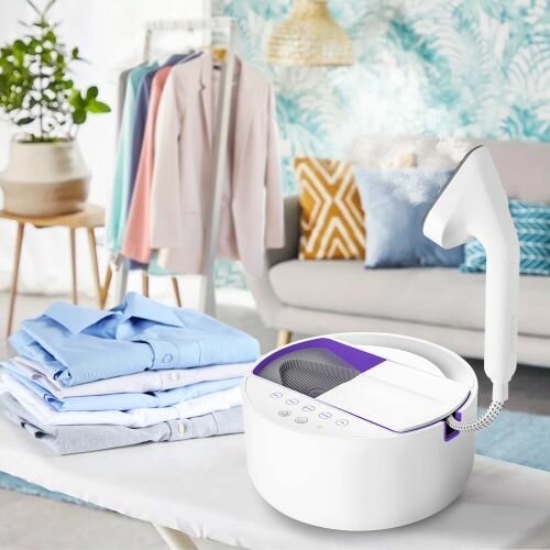 Отпариватель Kitfort КТ-9110-1 белый/фиолетовый