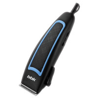 Машинка для стрижки BBK BHK105 черный/голубой