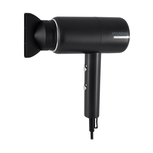 Фен Hyundai H-HDI0777 черный/хром