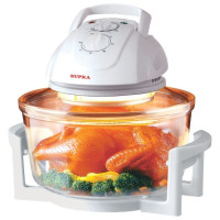 Аэрогриль Supra AGS-1107 гриль аэрогриль мощность 1200 Вт полезный объем 12 л съемная крышка механическое управление самоочищение емкости