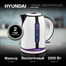 Чайник электрический Hyundai HYK-P3405 белый/черный