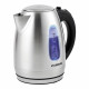 Чайник электрический Hyundai HYK-S2402 серебристый матовый/черный
