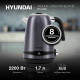 Чайник электрический Hyundai HYK-S4800 фиолетовый/черный
