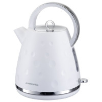 Чайник MAUNFELD MFK647WH белый с хромированными элементами