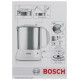 Чайник Bosch TWK 1201 серебристый/белый