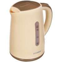 Чайник Hyundai HYK-P2022 бежевый/коричневый