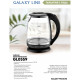 Чайник Galaxy LINE GL0559 стекло/черный