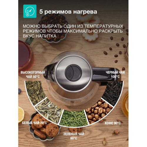 Чайник электрический Gorenje K17TRGT GLASS