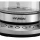 Чайник электрический Hyundai HYK-G3026 серебристый/черный