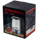 Чайник MAUNFELD MGK-612BK серебристый/черный стекло