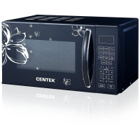 Микроволновая печь Centek CT-1579 черный/цветы