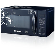 Микроволновая печь Centek CT-1579 черный/цветы