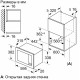 Встраиваемая микроволновая печь Bosch BFL623MC3 черный