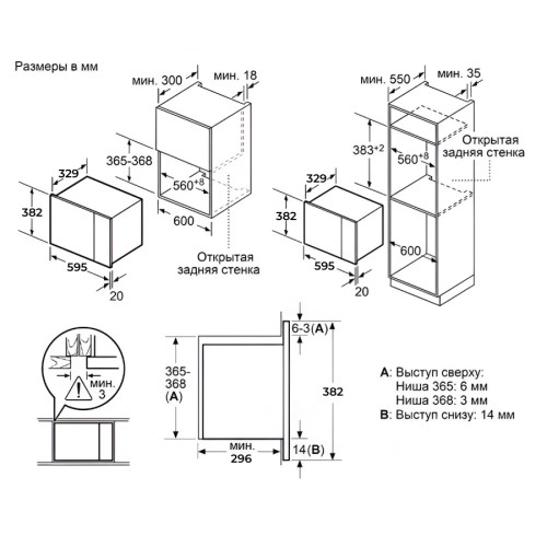 Микроволновая печь MEFERI MMO6020BK Slim Power