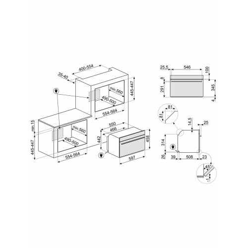 Микроволновая печь SMEG SO4101M0B3