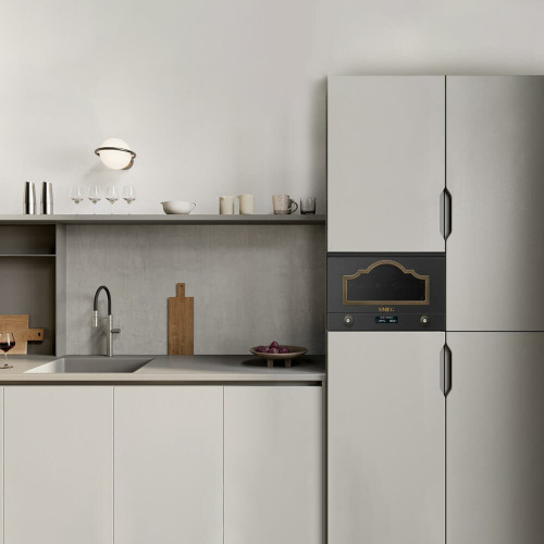 Микроволновая печь SMEG MP722AO Cortina антрацит