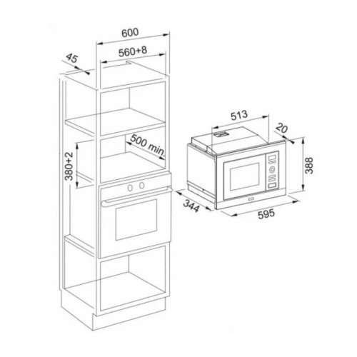 Микроволновая печь Franke FSL 20 MW XS