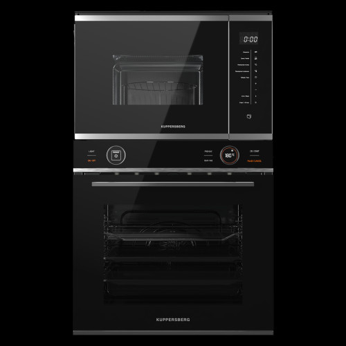 Встраиваемая микроволновая печь Kuppersberg HMW 651 BX черный/нержавеющая сталь