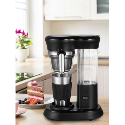 Кофеварка капельная Kitfort КТ-7141 черный/нержавеющая сталь