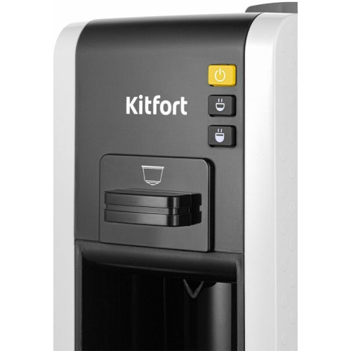 Кофеварка рожковая Kitfort КТ-7467 белый/черный