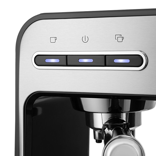 Кофеварка рожковая Kitfort КТ-7515 серебристый