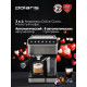 Кофеварка рожковая Polaris PCM 1535E черный/серебристый