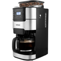 Кофеварка Kitfort КТ-720 черный/серебристый