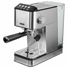 Кофеварка рожковая BBK BCM1501 нержавеющая сталь/черный