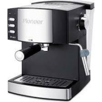 Кофеварка рожковая Pioneer CM111P черный с серебристым