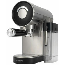 Кофеварка рожковая Hyundai HEM-4305 серебристый/черный