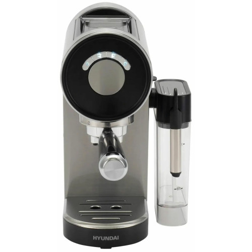 Кофеварка рожковая Hyundai HEM-4305 серебристый/черный