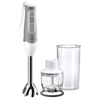 Блендер BRAUN MQ 520 белый/серый