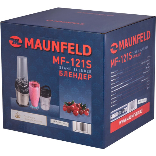 Блендер стационарный Maunfeld MF-121S нержавеющая сталь