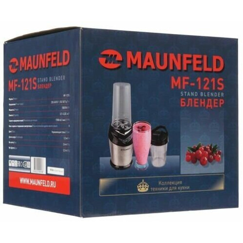 Блендер стационарный Maunfeld MF-121S нержавеющая сталь