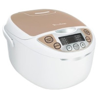 Мультиварка Moulinex MK 706A32 белый/персиковый