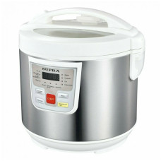 Мультиварка SUPRA MCS-4114 серебристый/белый 